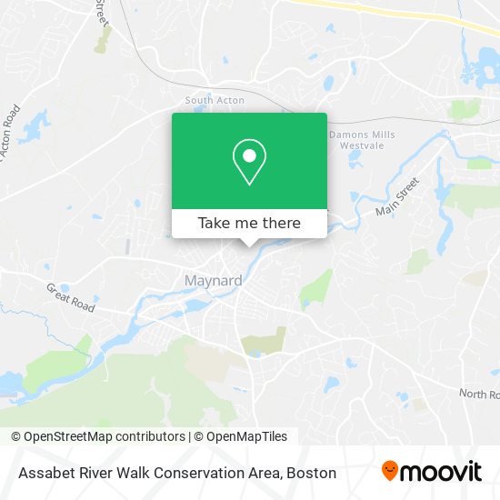 Mapa de Assabet River Walk Conservation Area