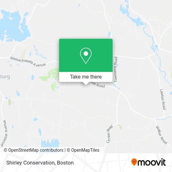 Shirley Conservation map