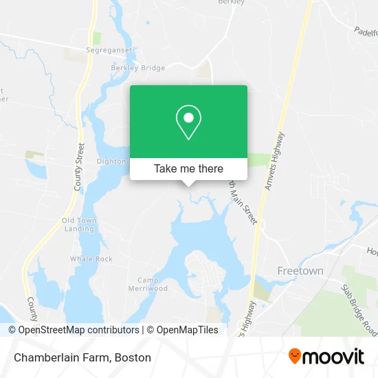 Chamberlain Farm map