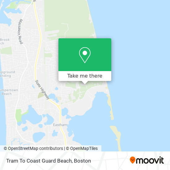 Tram To Coast Guard Beach map