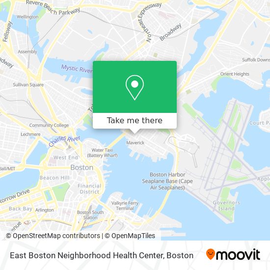 Mapa de East Boston Neighborhood Health Center