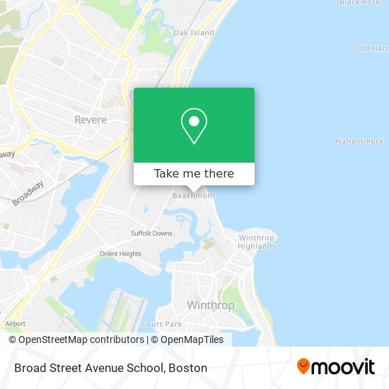 Mapa de Broad Street Avenue School