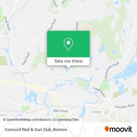 Mapa de Concord Rod & Gun Club