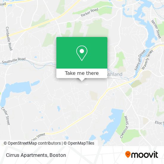 Cirrus Apartments map