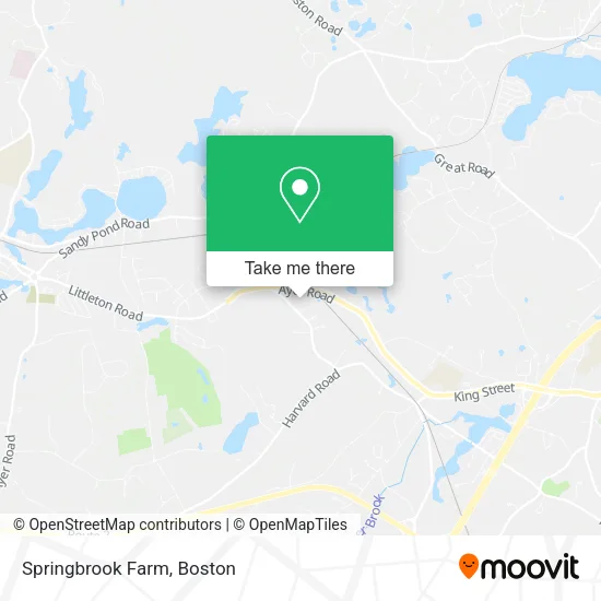 Springbrook Farm map