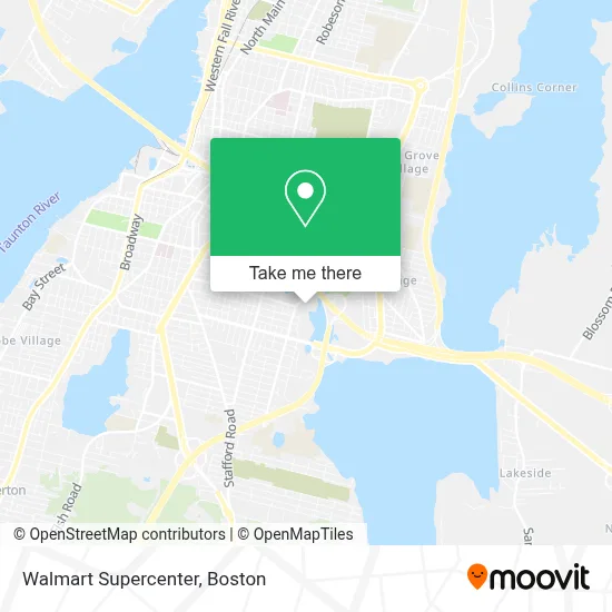 Walmart Supercenter map