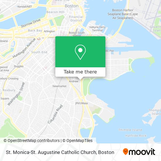 Mapa de St. Monica-St. Augustine Catholic Church