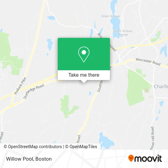 Willow Pool map