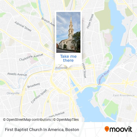 First Baptist Church In America map
