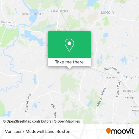 Van Leer / Mcdowell Land map