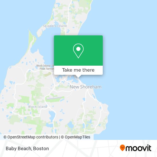 Baby Beach map