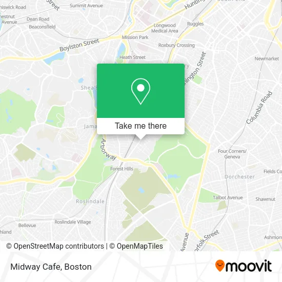 Midway Cafe map