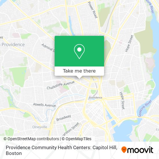 Providence Community Health Centers: Capitol Hill map