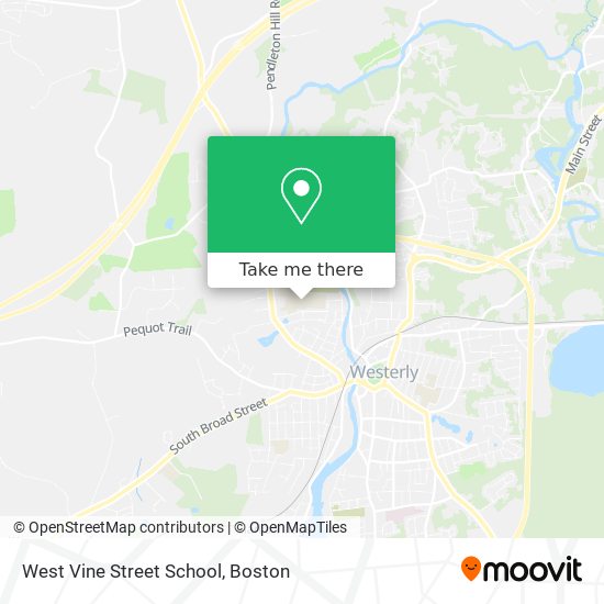 Mapa de West Vine Street School