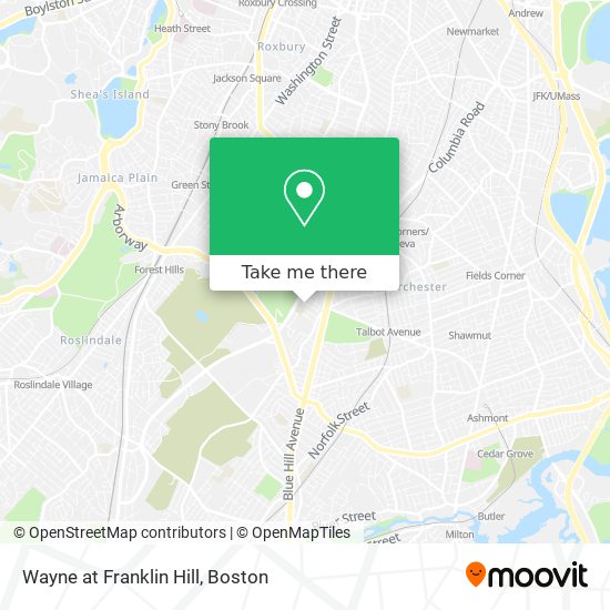 Mapa de Wayne at Franklin Hill