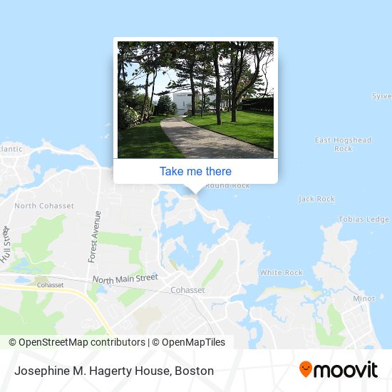 Josephine M. Hagerty House map