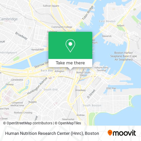 Mapa de Human Nutrition Research Center (Hnrc)