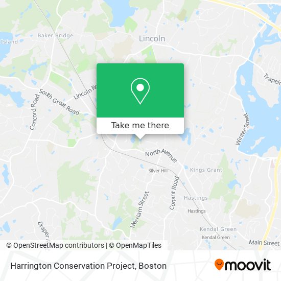 Mapa de Harrington Conservation Project