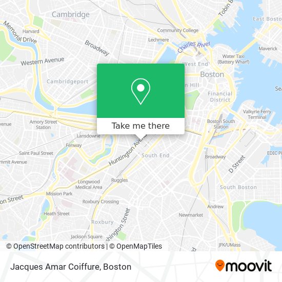 Mapa de Jacques Amar Coiffure