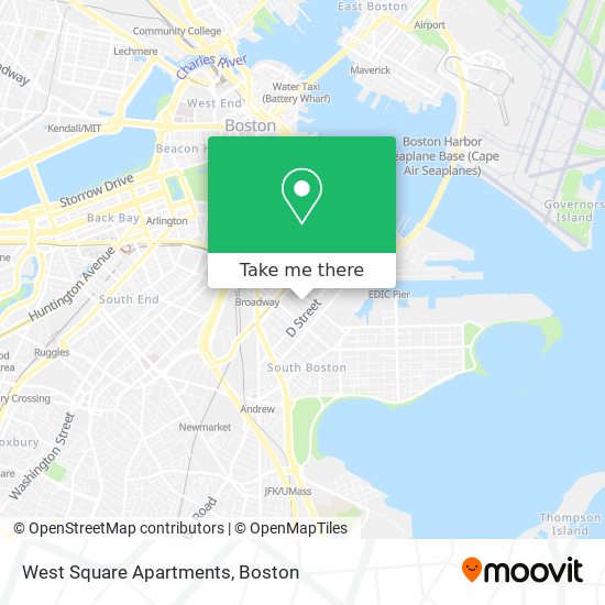 West Square Apartments map