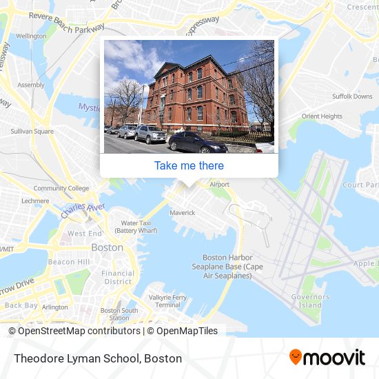 Theodore Lyman School map