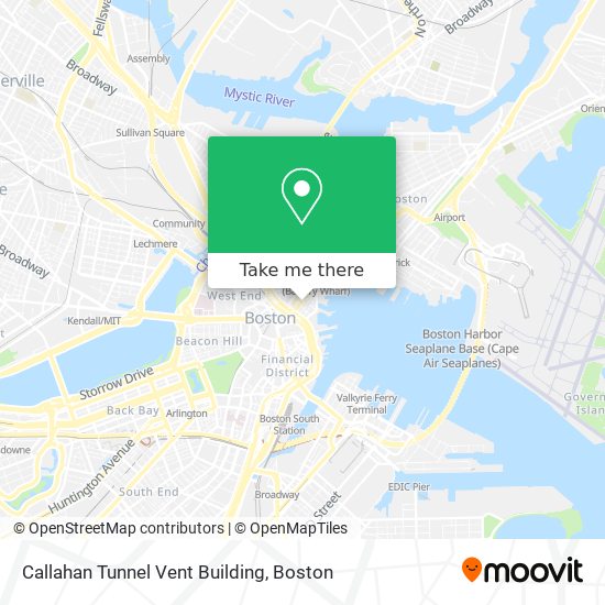 Mapa de Callahan Tunnel Vent Building