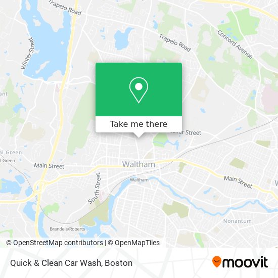 Quick & Clean Car Wash map