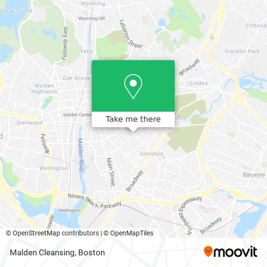 Malden Cleansing map