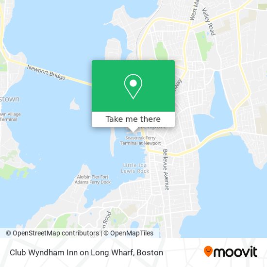 Club Wyndham Inn on Long Wharf map