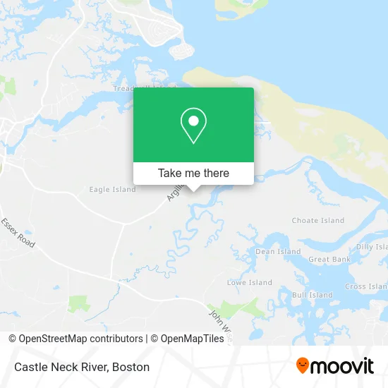 Castle Neck River map