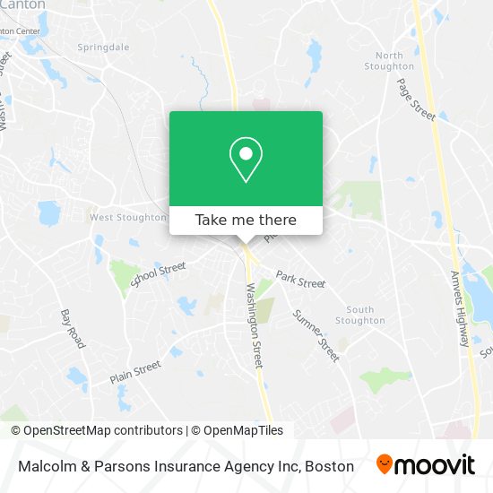 Malcolm & Parsons Insurance Agency Inc map