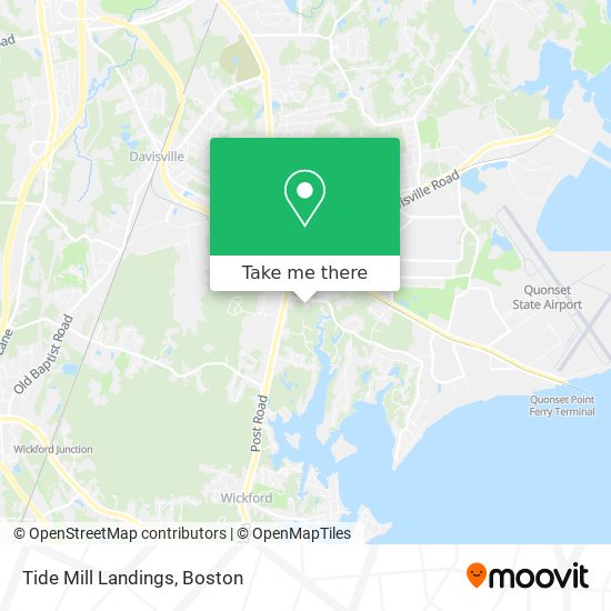 Mapa de Tide Mill Landings