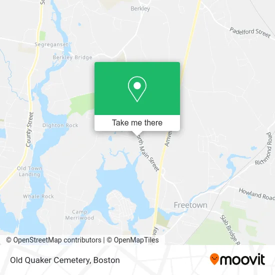 Old Quaker Cemetery map