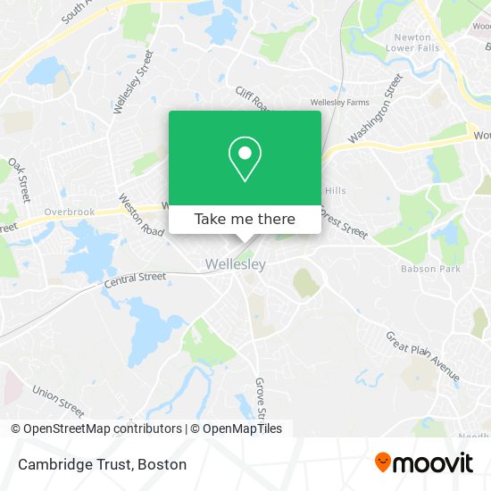 Cambridge Trust map