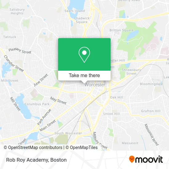 Rob Roy Academy map