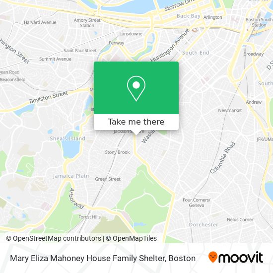 Mary Eliza Mahoney House Family Shelter map