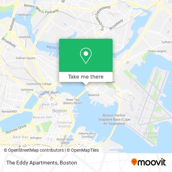 Mapa de The Eddy Apartments