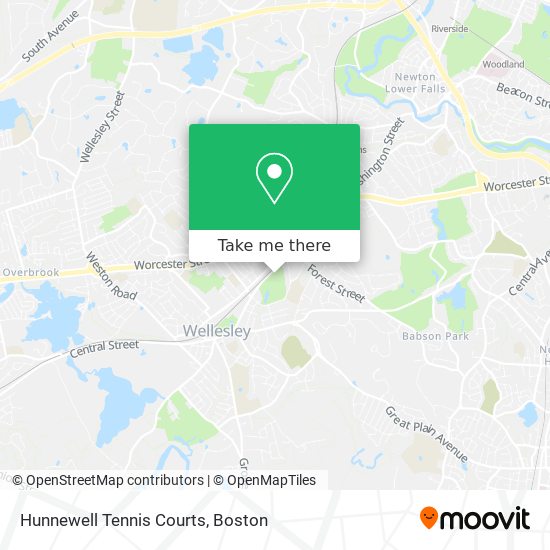 Mapa de Hunnewell Tennis Courts