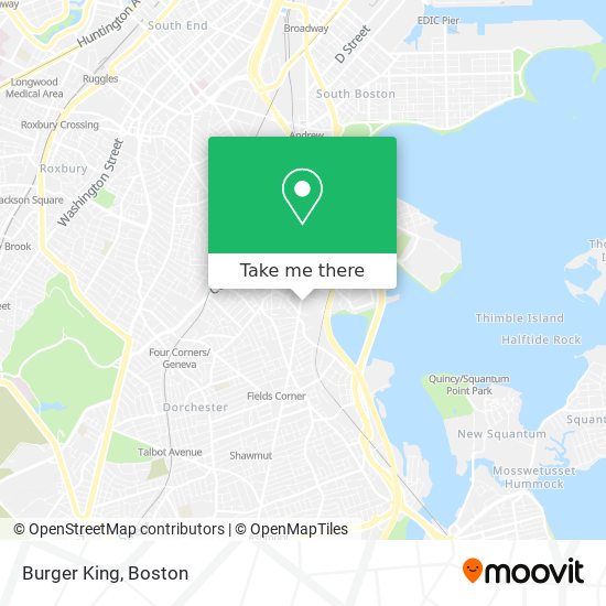 Burger King map