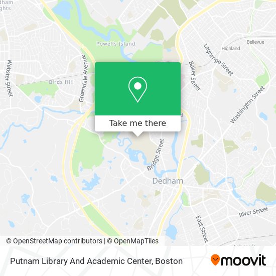 Putnam Library And Academic Center map