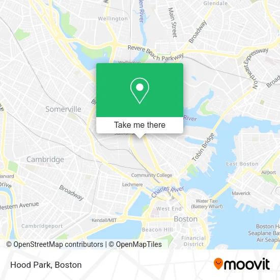 Hood Park map
