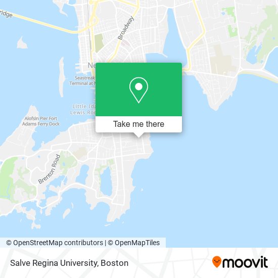 Mapa de Salve Regina University