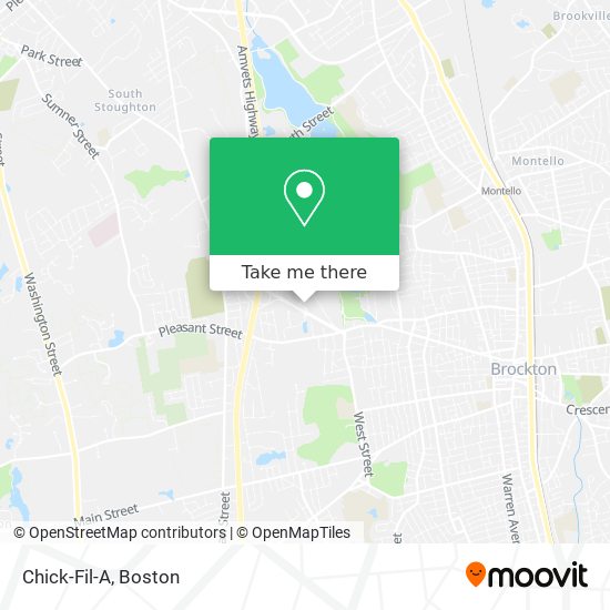 Chick-Fil-A map