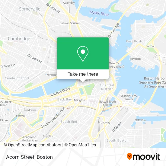 Acorn Street map