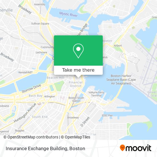 Insurance Exchange Building map
