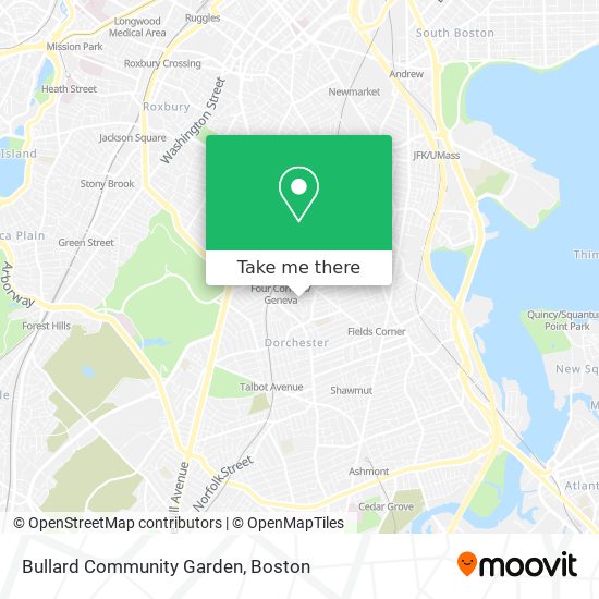 Mapa de Bullard Community Garden