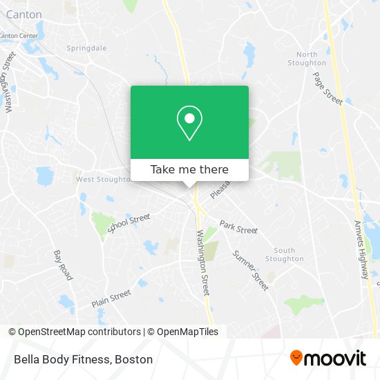 Mapa de Bella Body Fitness