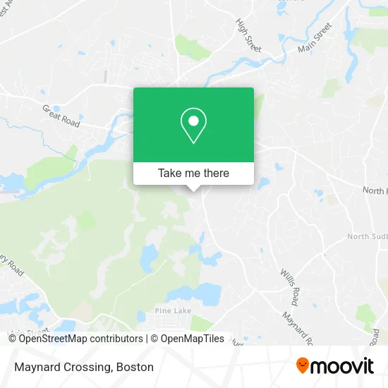 Maynard Crossing map