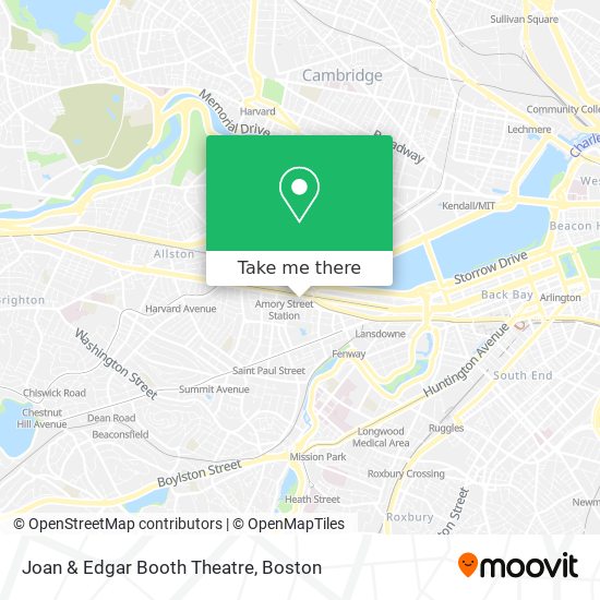 Joan & Edgar Booth Theatre map