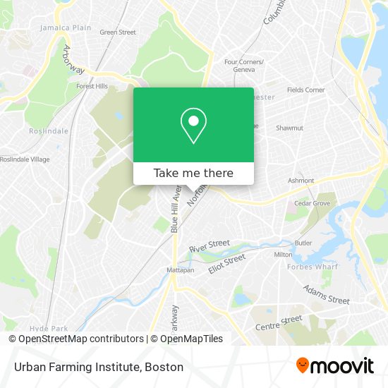 Urban Farming Institute map